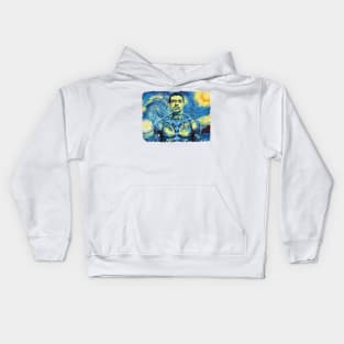 Black Panther Van Gogh Style Kids Hoodie